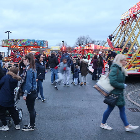 The funfair rides were a popular feature of Winter Wonderland in Firhouse