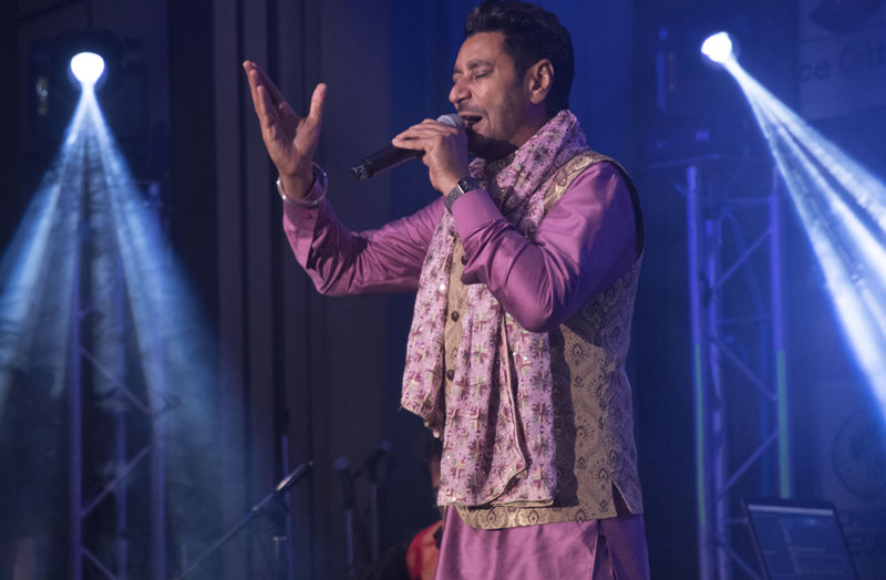 Bollywood Superstar Harbhajan Mann launched his Tin Rang World Tour from the stage of the Scientology Community Centre in South Dublin.